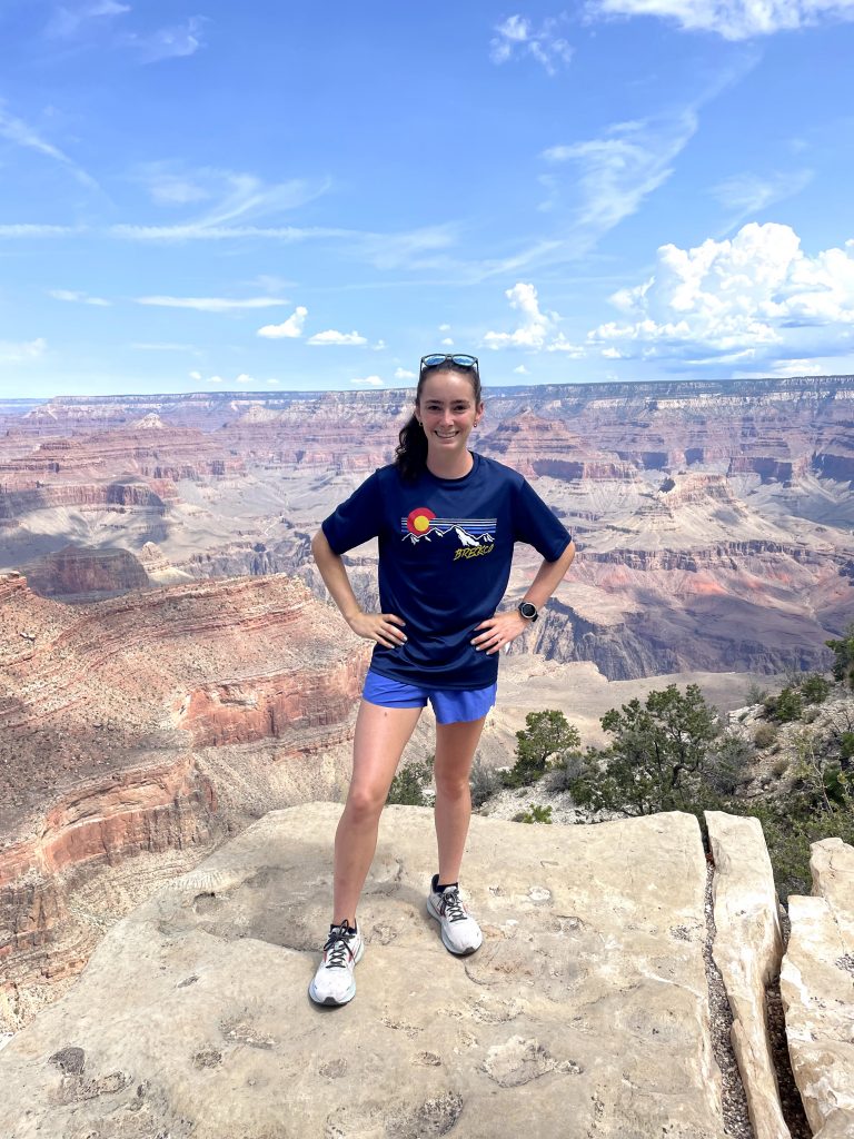 Sydney Runkle (Fenris Intern) at the Grand Canyon