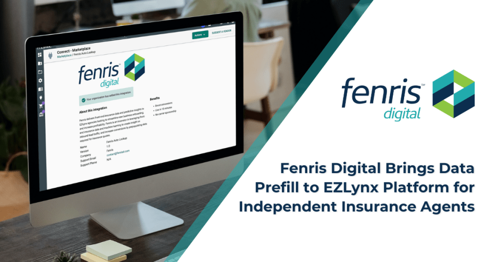 Fenris Digital Brings Data Prefill to EZLynx Platform for Independent Insurance Agent